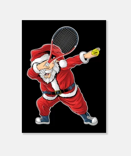 Tennis Santa Claus Dabbing