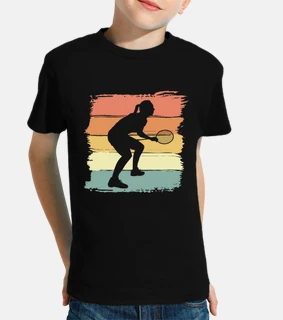 Tennis woman retro