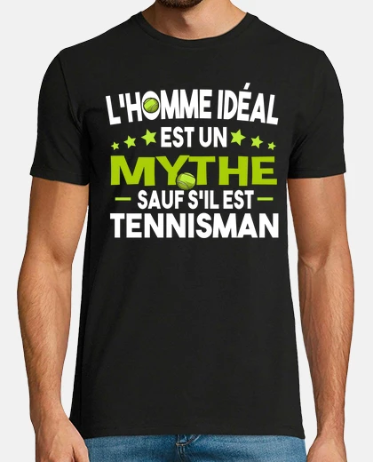Tee-shirt Tennisman. Joueur de tennis sport