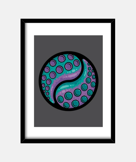 Quadro tentacolo yin yang
