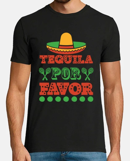 Tee-shirt tequila por favor costume de cinco de m