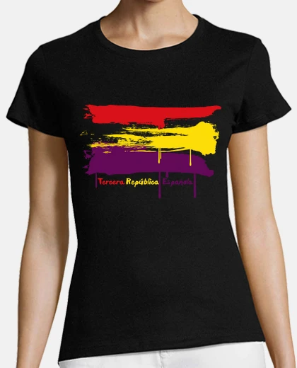Playera Tercera República Española Pintura (Mujer)