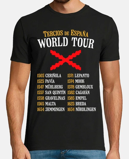 Camiseta Tercios de España World Tour Cruz De Borgoña Historia