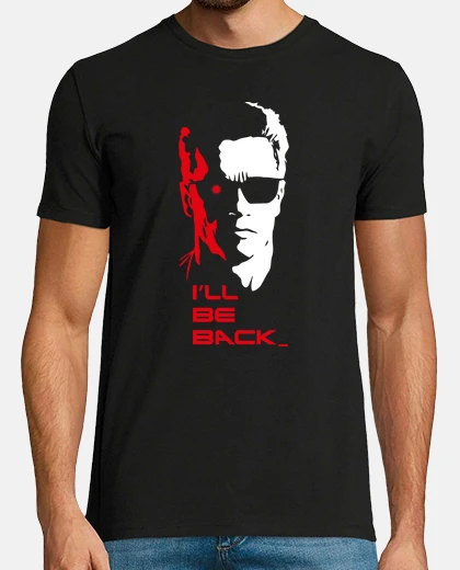 Tee-shirt Terminator - I'll Be Back