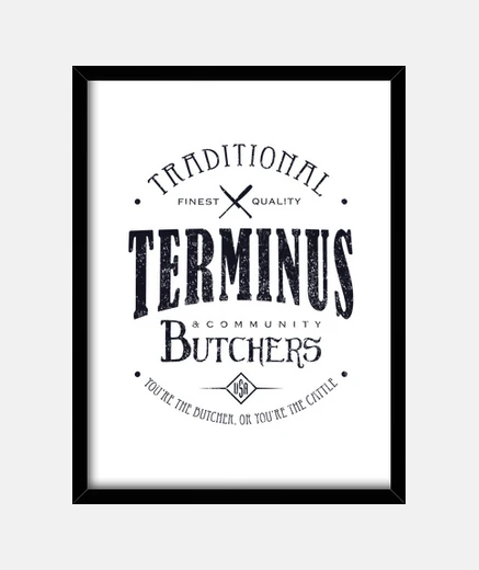 Framed terminus butchers (dark)