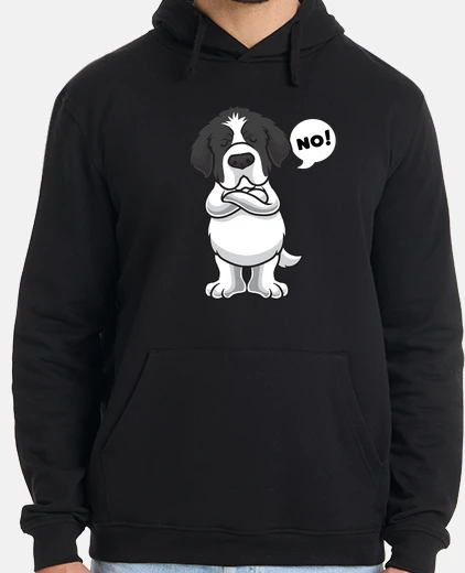 Sudadera terranova blanco y negro terco