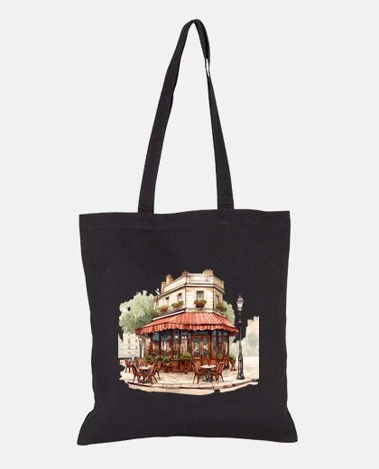 Borsa terrazza del caffè parigino borsa da tè bistrot di parigi arrondissement