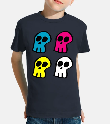 Abbigliamento teschi di cmyk