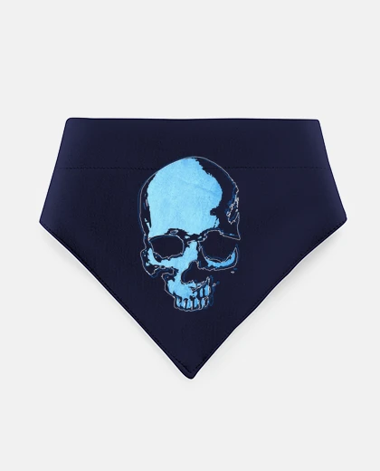 Mascotas teschio blu