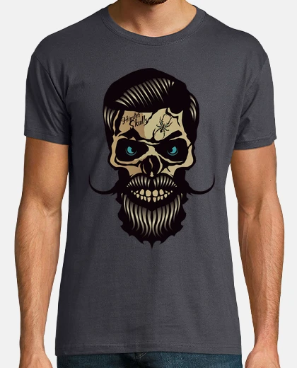 T-shirt teschio con skull
