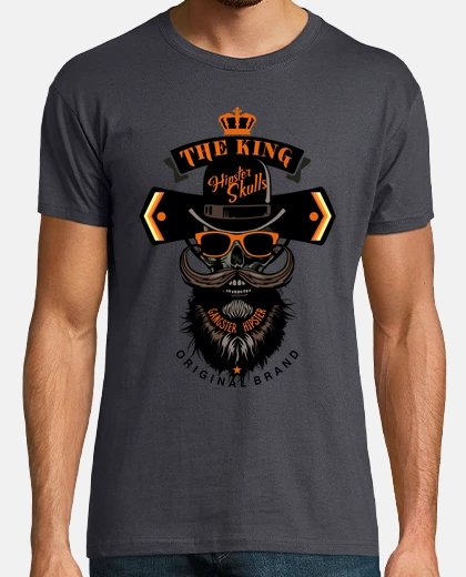 T-shirt teschio con skull
