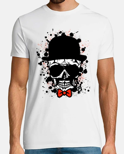 T-shirt teschio con skull