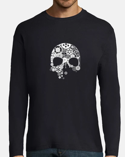 T-shirt teschio di engr ana gesù su bianco
