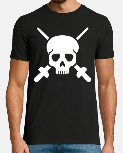T-shirt teschio di scherma