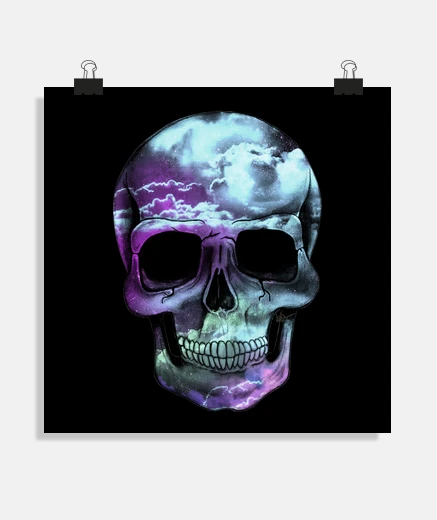 Poster teschio esp ace !!!