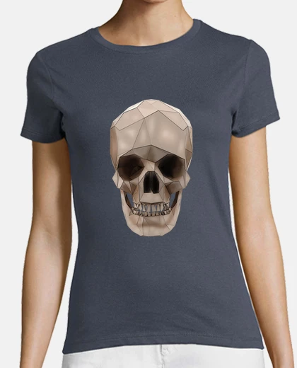 T-shirt teschio geometrico