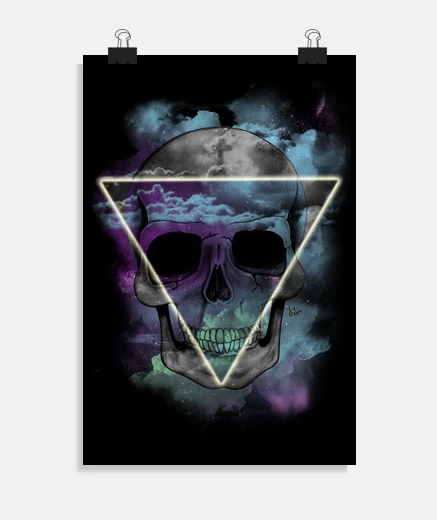 Poster teschio hipster !!!