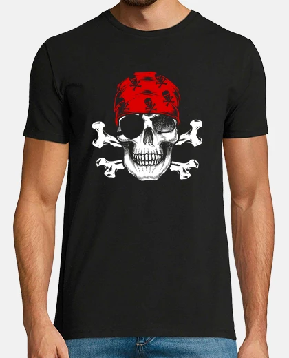 T-shirt teschio pirata