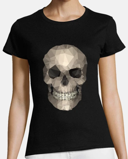 T-shirt teschio poligoni