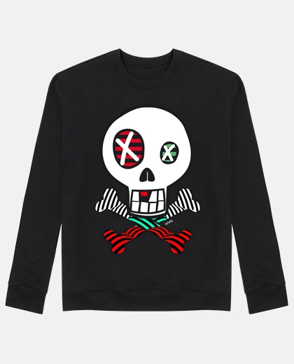 Felpa teschio skull sn