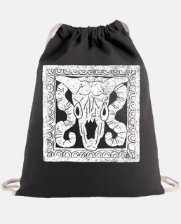 teschio animale bianco