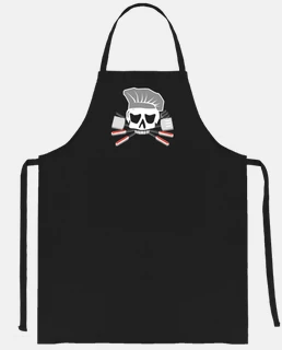 teschio chef pi topo con utensili per b