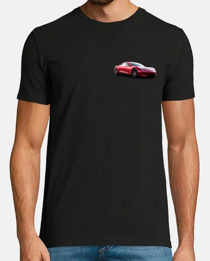 Camiseta Tesla Roadster logo