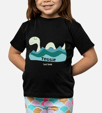 Tessie Lake Tahoe Lake Monster Cartoon Graphic T-Shirt Tessie Lake Tahoe Lake Monster Cartoon Graphic T-Shirt
