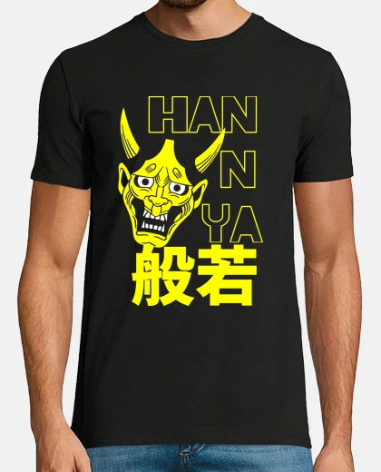 T-shirt testa di hannya
