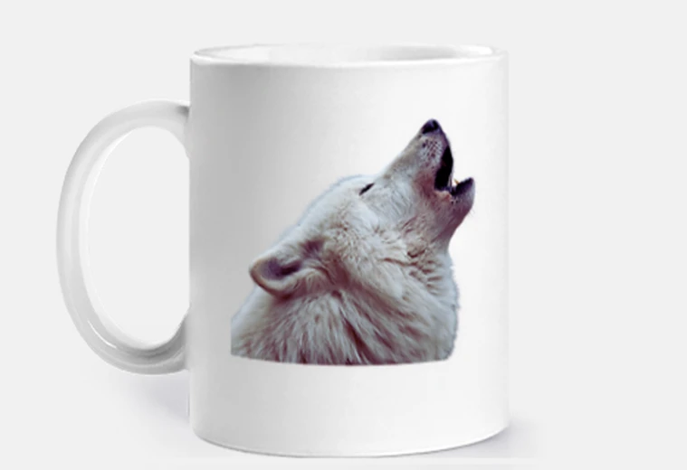Tazza testa di lupo