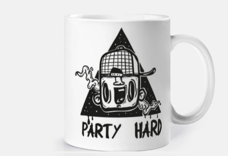 Tazza testa party hard