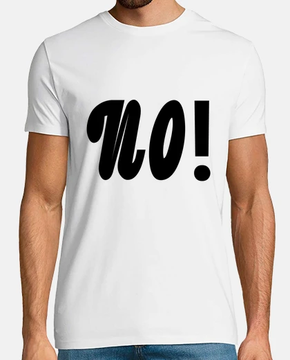 T-shirt testo non nero