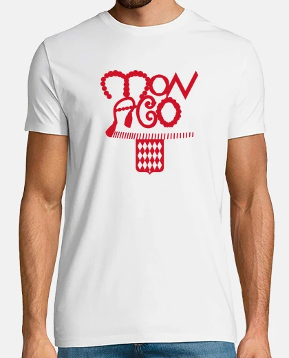 T-shirt testo scudo originale monaco