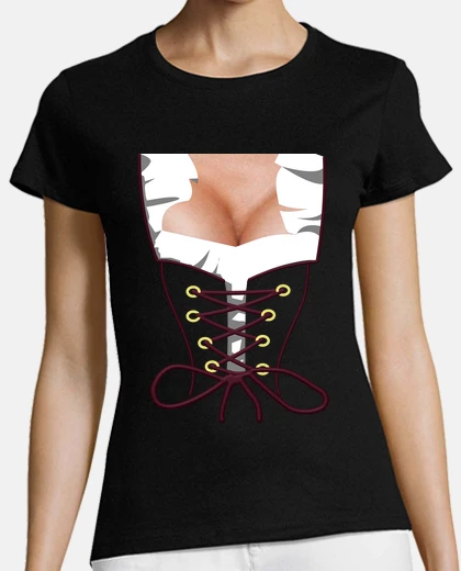 Playera tetas falsas humor graciosas cerveza ap