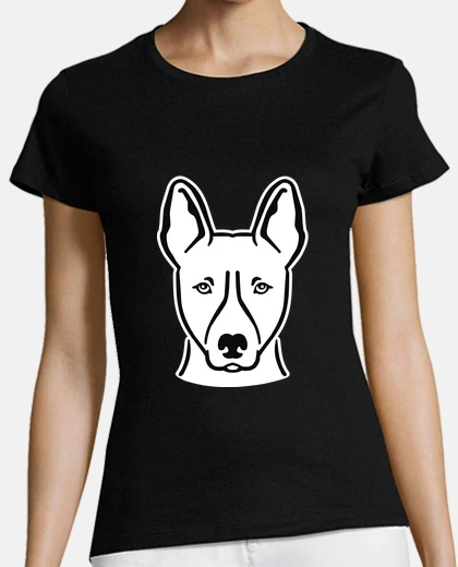 Tee-shirt tête de basenji