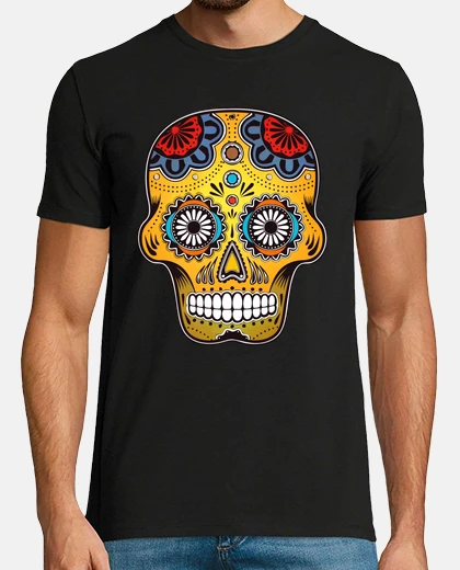 Tee-shirt Tête de mort couleur Mexique