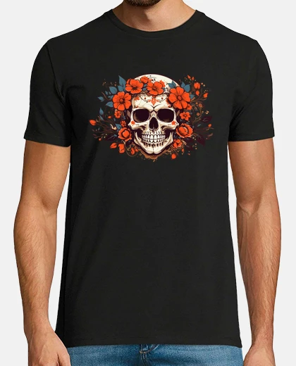 Tee-shirt Tete de mort et skull Lessence de la mo
