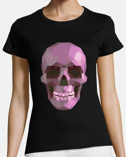 Tee-shirt Tête de mort rose