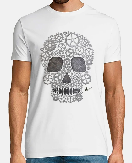 Tee-shirt Tête de mort Steampunk