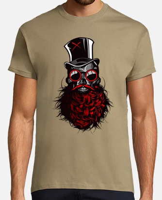 Tee shirt tete de mort hipster crane skull tostadora