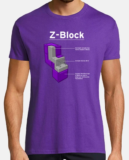 T-shirt tetris z-block