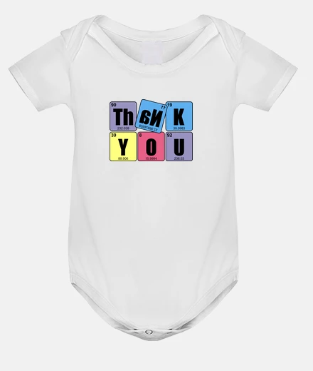THANK YOU: Body bebé, blanco