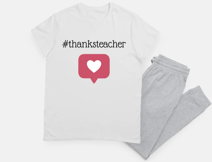 Pyjama thank you teacher