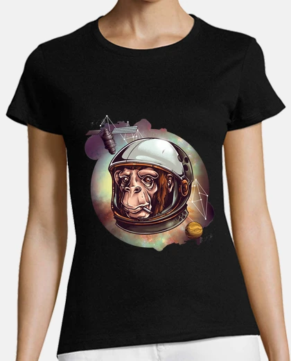 Playera The Astronaut Monkey