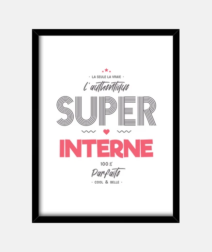Framed the authentic super internal