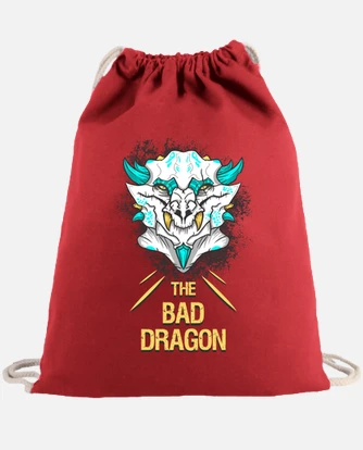 Mochila saco con cuerdas the bad dragon laTostadora