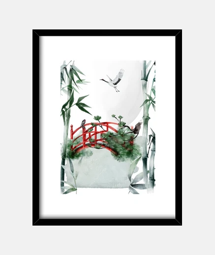 Framed the beauty of the bridge and the