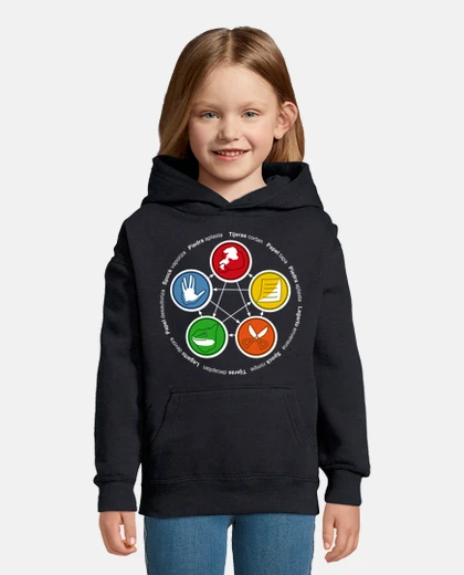 Kids the big bang theory: rock paper scisso