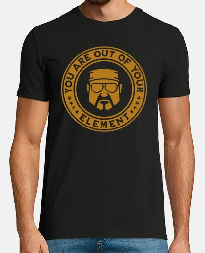 T-shirt the big lewoski, maglietta the big lewoski, walter sobchak, are fuori of your elemento, john goodman