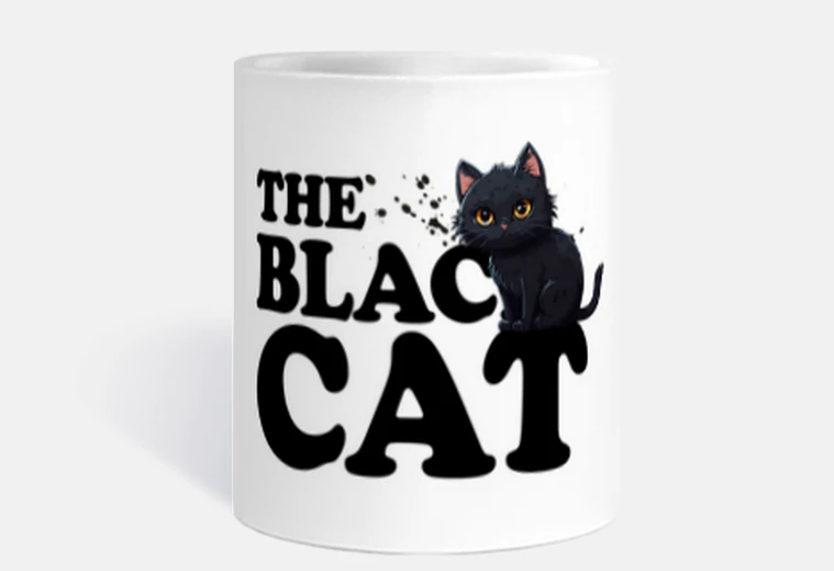 Taza The Black Cat